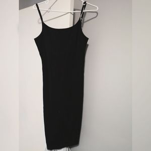 Fitted black dress